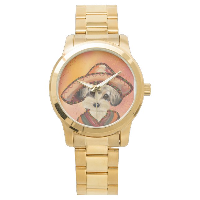 YORKIE POO HORLOGE (Voorkant)