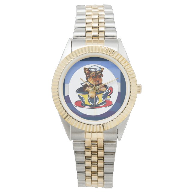 Yorkie Poo Horloge (Voorkant)