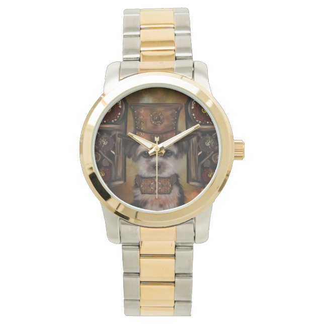 Yorkie Poo Horloge (Voorkant)