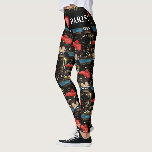 YORKIE POO IN PARIS LEGGINGS (Links)