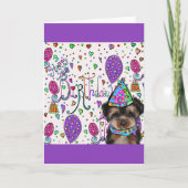 Yorkie Poo Kaart (Voorkant)