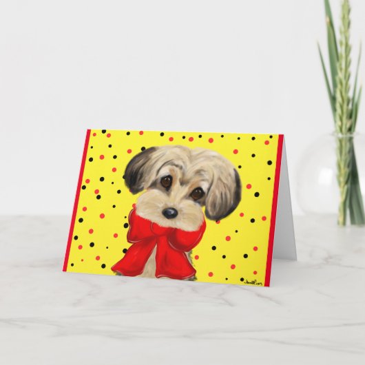 Yorkie Poo Kaart (Voorkant)