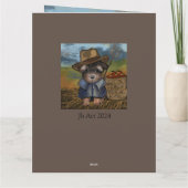 Yorkie Poo Kaart (Achterkant)