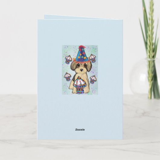 Yorkie Poo Kaart (Achterkant)