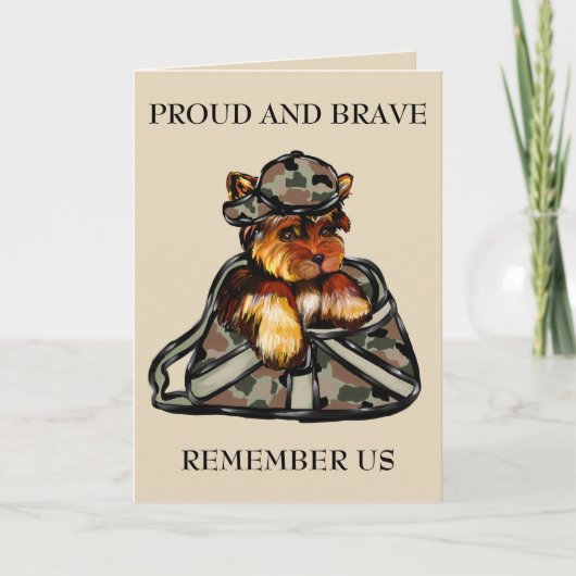 YORKIE POO KAART (Voorkant)