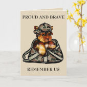 YORKIE POO KAART (Gele Bloem)