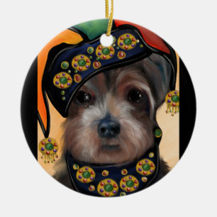 YORKIE POO           KERAMISCH ORNAMENT