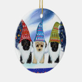 YORKIE POO KERAMISCH ORNAMENT (Rechts)