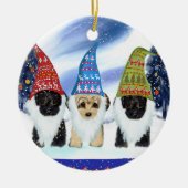 YORKIE POO KERAMISCH ORNAMENT (Voorkant)