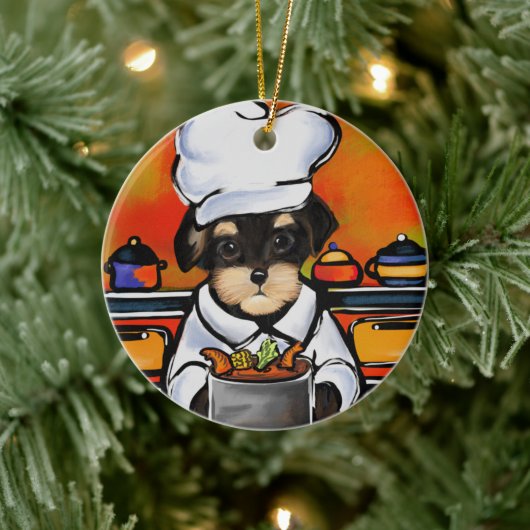 YORKIE POO KERAMISCH ORNAMENT (Boom)