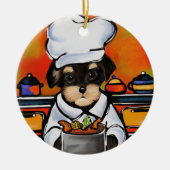 YORKIE POO KERAMISCH ORNAMENT (Voorkant)