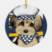 YORKIE POO KERAMISCH ORNAMENT (Voorkant)