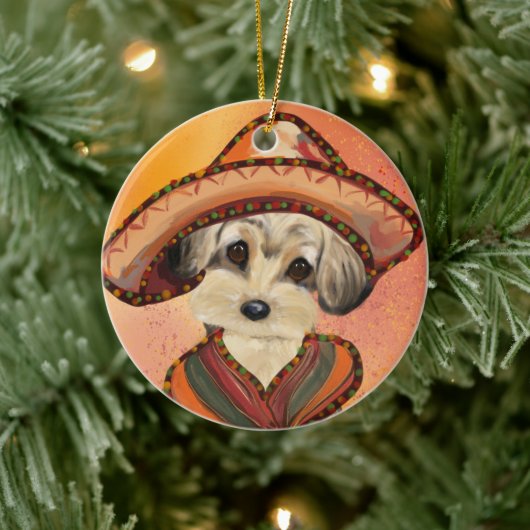 YORKIE POO KERAMISCH ORNAMENT (Boom)