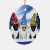 YORKIE POO KERAMISCH ORNAMENT (Rechts)