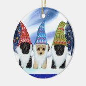 YORKIE POO KERAMISCH ORNAMENT (Links)