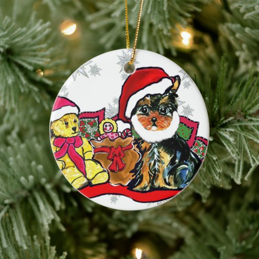 YORKIE POO KERAMISCH ORNAMENT (Boom)