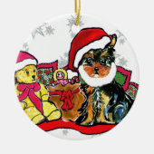 YORKIE POO KERAMISCH ORNAMENT (Voorkant)