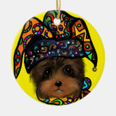 YORKIE POO KERAMISCH ORNAMENT (Voorkant)