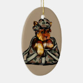 YORKIE POO KERAMISCH ORNAMENT (Rechts)