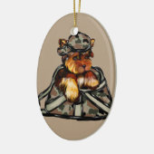 YORKIE POO KERAMISCH ORNAMENT (Links)