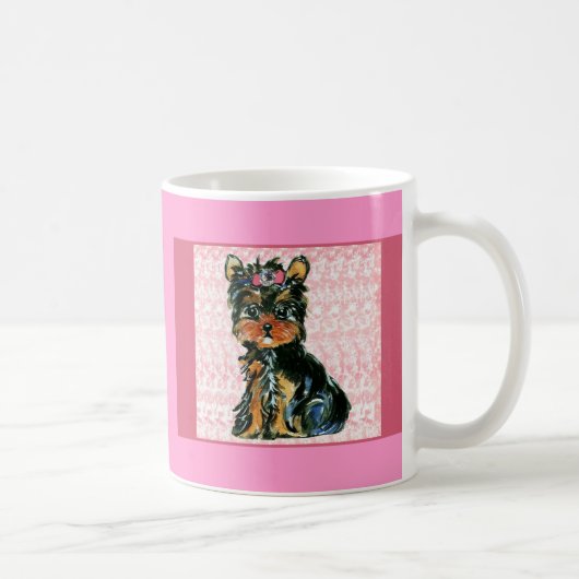 Yorkie Poo Koffiemok (Rechts)