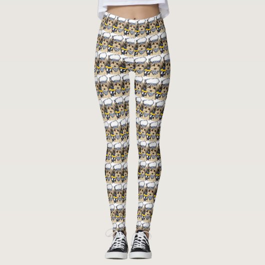 YORKIE POO KOK LEGGINGS (Voorkant)