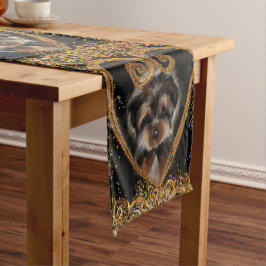 Yorkie Poo Korte Tafelloper