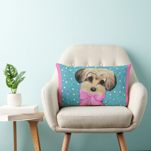 Yorkie Poo Kussen (Stoel)