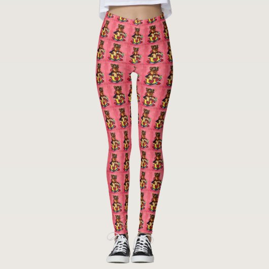 Yorkie Poo Leggings (Voorkant)