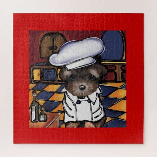 Yorkie Poo Legpuzzel (Verticaal)