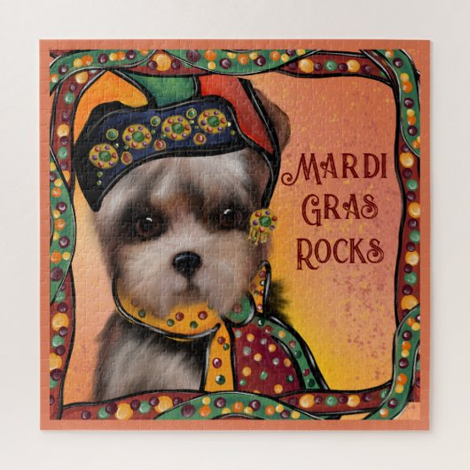 Yorkie Poo Legpuzzel (Verticaal)