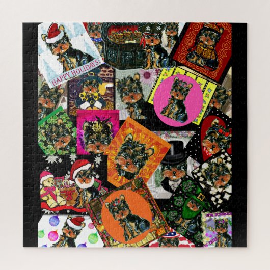 YORKIE POO LEGPUZZEL (Verticaal)