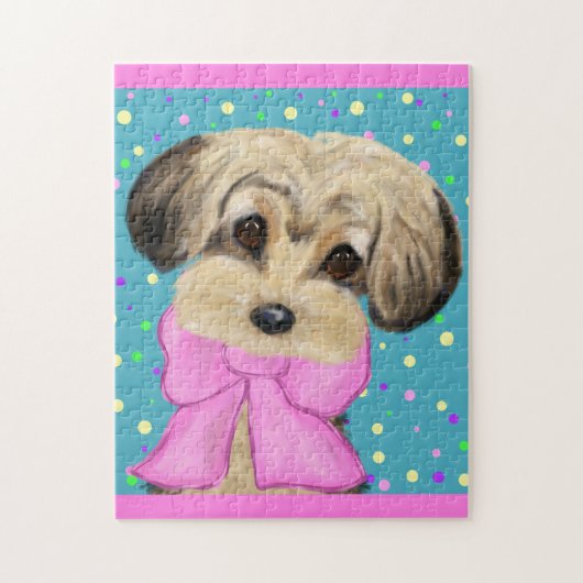 YORKIE POO LEGPUZZEL (Verticaal)