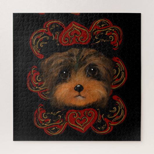 YORKIE POO LEGPUZZEL (Verticaal)