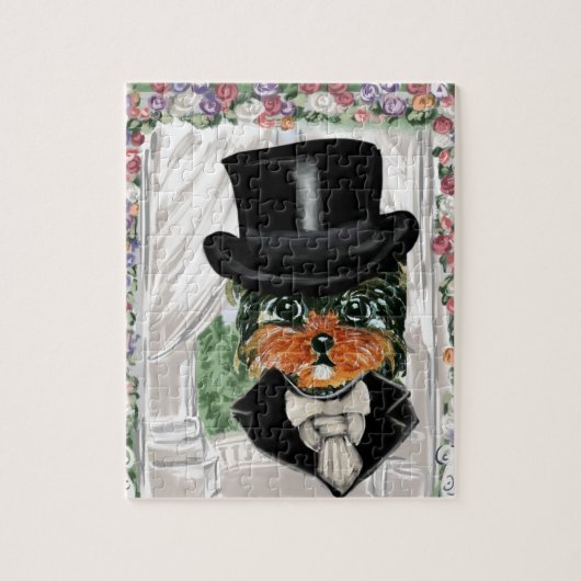 Yorkie Poo Legpuzzel (Verticaal)