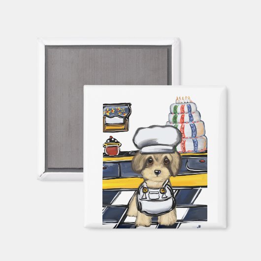 Yorkie Poo Magneet (Voorkant / Achterkant)