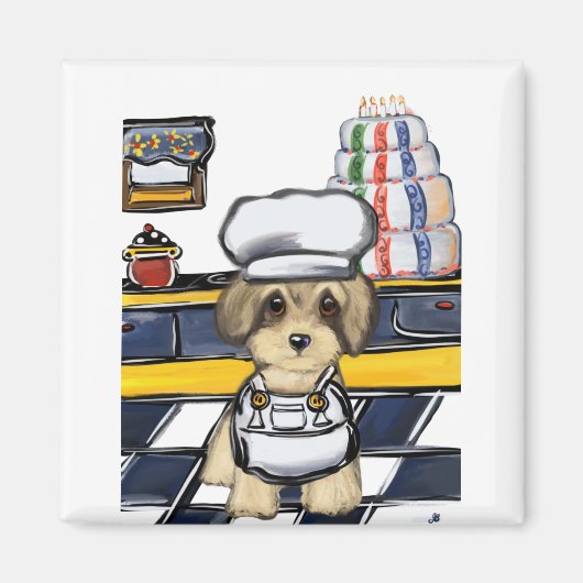 Yorkie Poo Magneet (Voorkant)