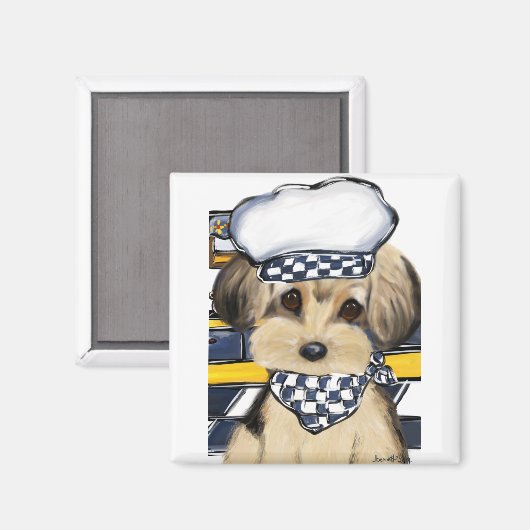 YORKIE POO MAGNEET (Voorkant / Achterkant)