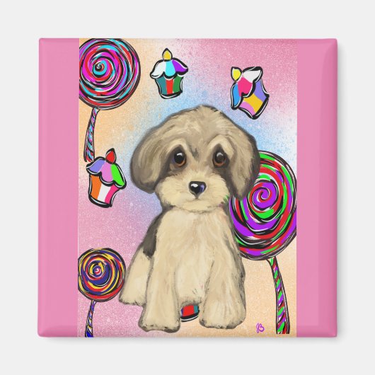 Yorkie Poo Magneet (Voorkant)