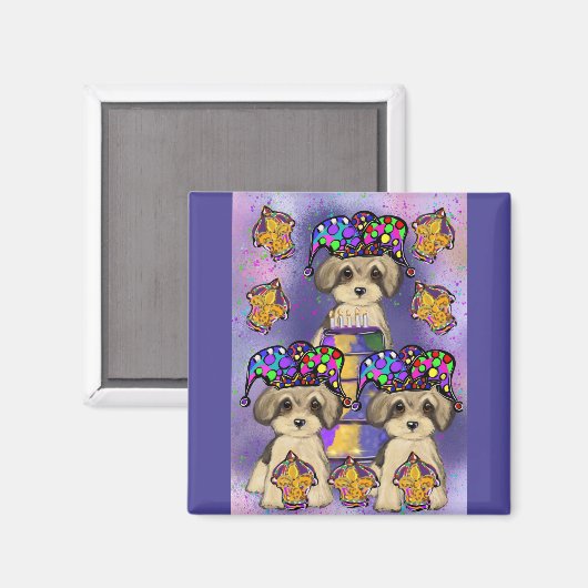 Yorkie Poo Magneet (Voorkant / Achterkant)