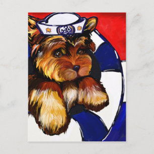 YORKIE POO MARINE BRIEFKAART