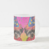 Yorkie Poo Matglas Koffiemok (Voorkant rechts)