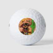 Yorkie poo mexico golfballen (Voorkant)