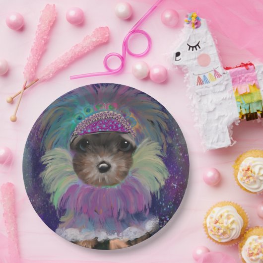 Yorkie Poo Papieren Bordje (Feest)