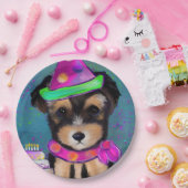 Yorkie Poo         Papieren Bordje (Feest)