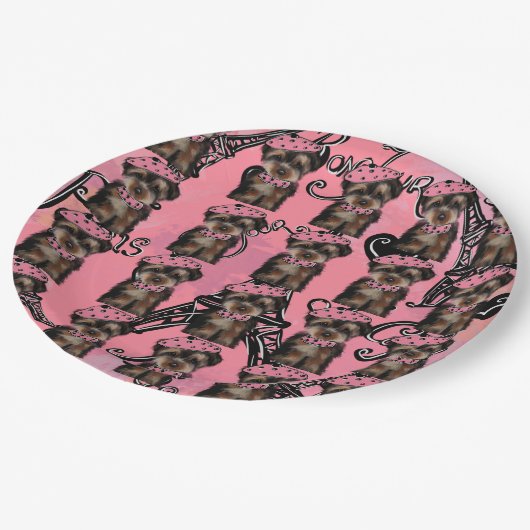 YORKIE POO PAPIEREN BORDJE (Gekanteld)