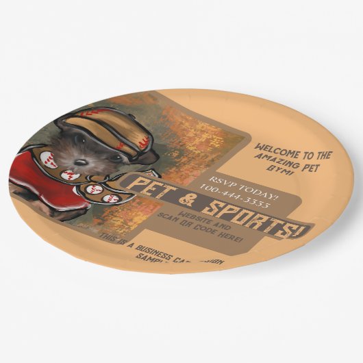 Yorkie Poo Papieren Bordje (Gekanteld)