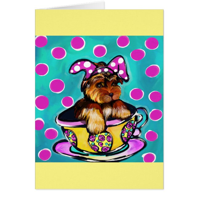 Yorkie Poo Pasen (Voorkant)