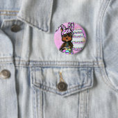Yorkie Poo Pasen Ronde Button 5,7 Cm (In situ)