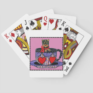 Yorkie Poo Pokerkaarten
